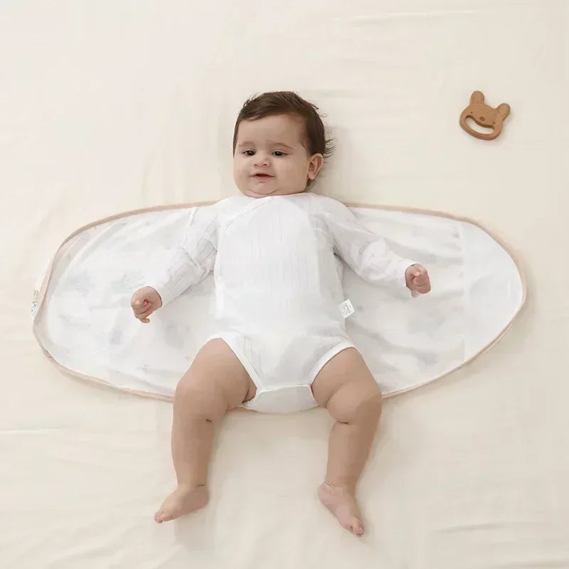 Baby Swaddle Blanket 0-6 Months Strap for Summer