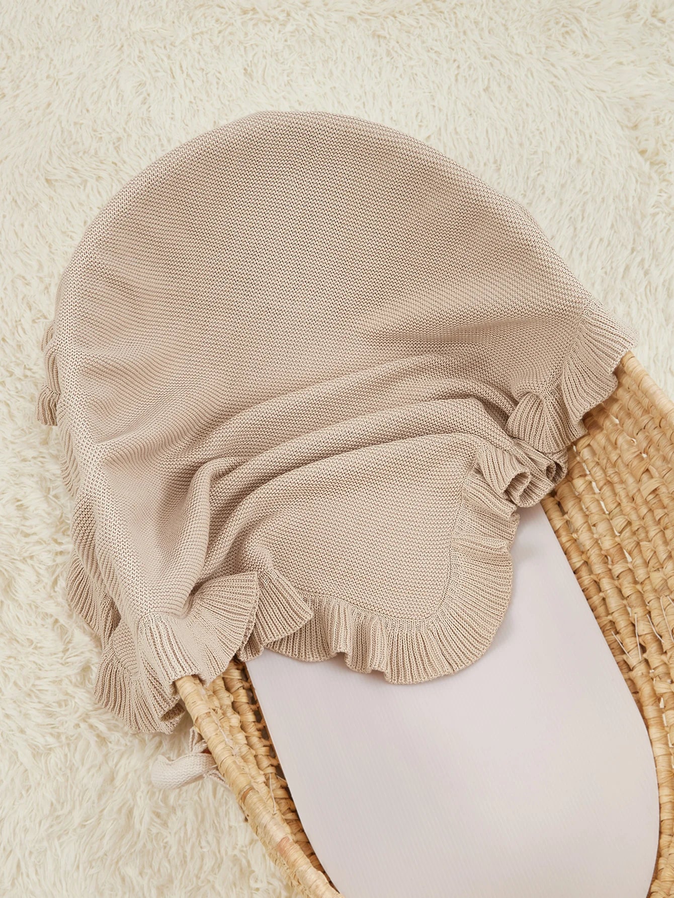 Soft and Comfortable Cotton Knit Baby Blanket 