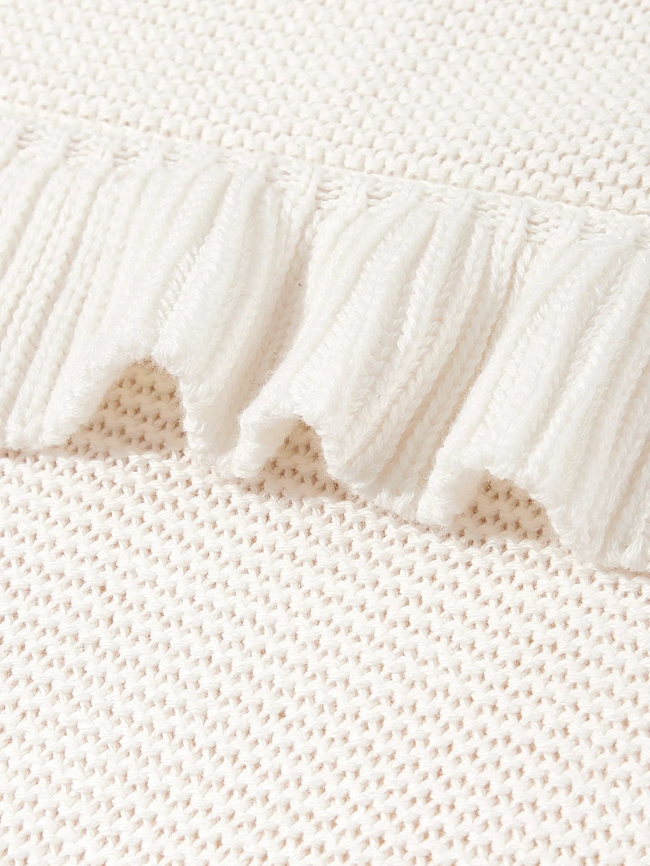 Soft and Comfortable Cotton Knit Baby Blanket 